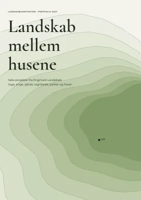 Portfolio for landskabsarkitekt – 24 sider