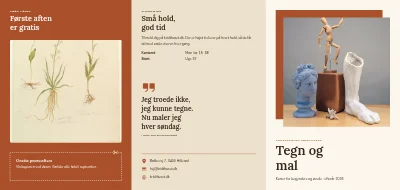 Kunstskolens tegne- og malekurser