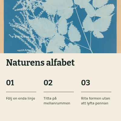 Naturens alfabet · Visuellt recept