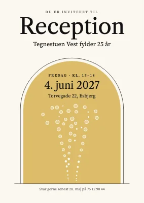 Reception i Esbjerg — jubilæum