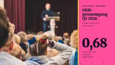OKR-gennemgang — kvartalets mål og scorer
