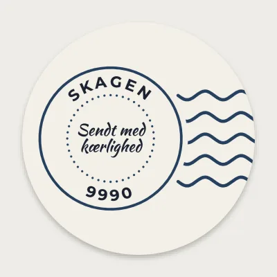 Sendt fra Skagen, poststempel