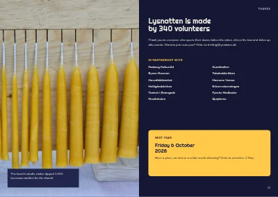 Pages 30–31 of Programme for a town culture night – 32 pages