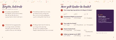 Side 6–7 af Festprogram til 50-års fødselsdag – 8 sider