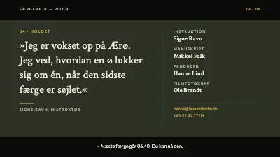 Side 6 af Filmpitch — spillefilm på Ærø