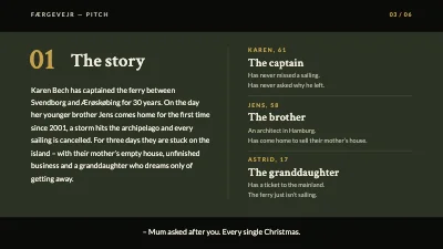 Page 3 of Film pitch — feature film on Ærø