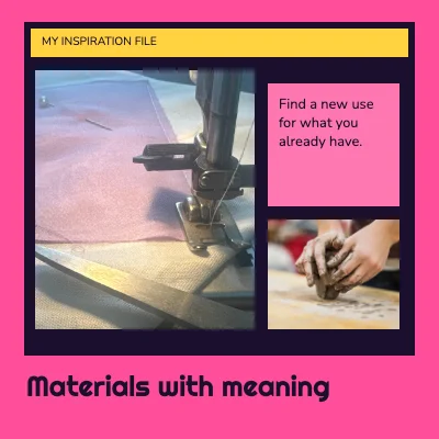Materials with meaning · creative desktop