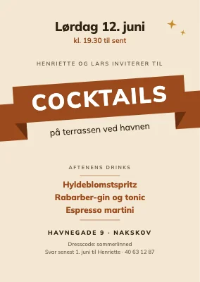 Cocktailparty på terrassen — Nakskov