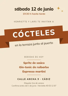 Fiesta de cócteles en la terraza — Nakskov