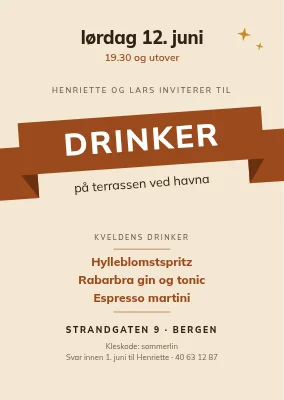 Cocktailparty på terrassen — Nakskov