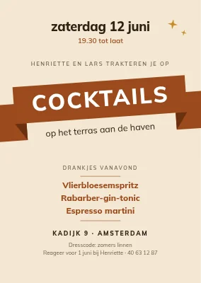 Cocktailparty op het terras — Nakskov