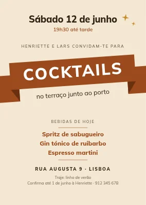 Festa de cocktails no terraço — Nakskov
