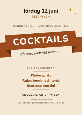Cocktailparty på terrassen — Nakskov