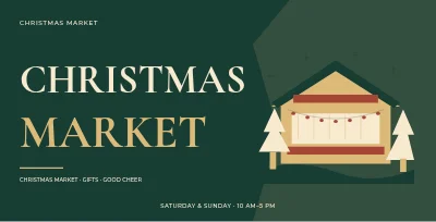 Christmas market – Illustrated classic