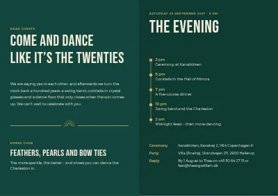 Page 2 of Wedding with a twenties shine