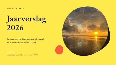 Jaarverslag — natuurgroep Waddenzee