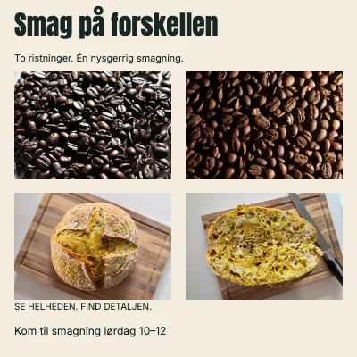Smag på forskellen · Nedre masthead