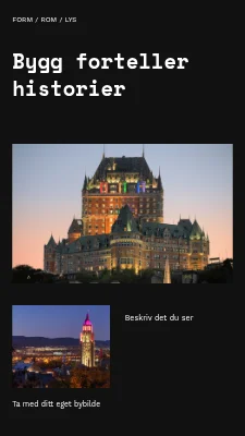 Bygninger forteller historier · arkitekturindeks