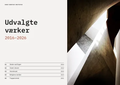 Portfolio for arkitekttegnestue – 24 sider