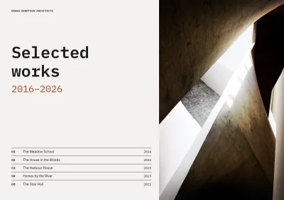 Architecture studio portfolio – 24 pages