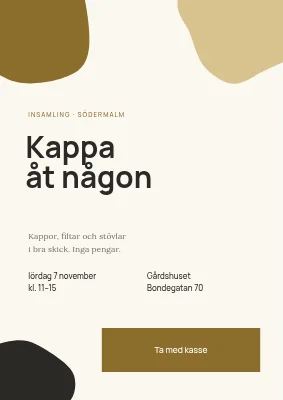 Insamling — en jacka till någon
