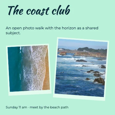 The coast club · travel stamps