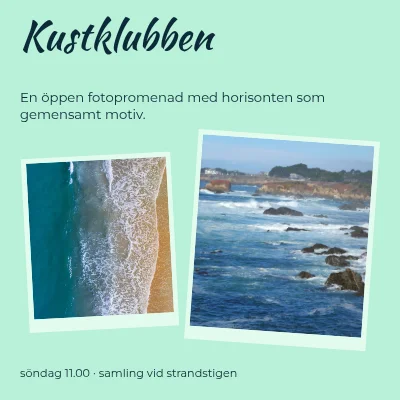 Kustklubben · resefrimärken