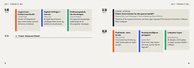 Side 14–15 af Konferenceprogram for branchekonference – 48 sider