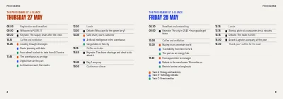 الصفحات 4–5 من Programme for an industry conference – 48 pages