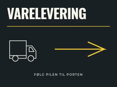 VARELEVERING — varelevering