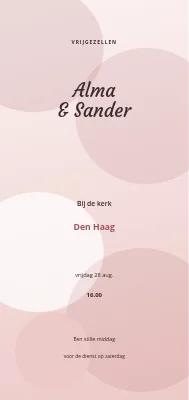 Vrijgezellenfeest bij de kerk — Alma en Sander, Sydhavn