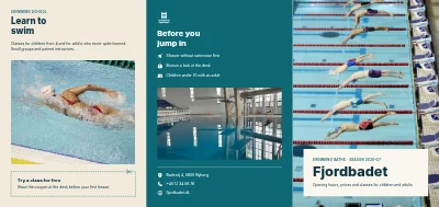 Swimming baths: opening hours and classes