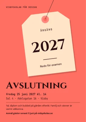 Studenten — redo för avfärd