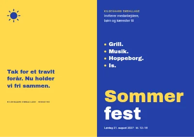 Firmaets sommerfest for hele familien