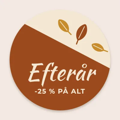 Efterårstilbud med blade