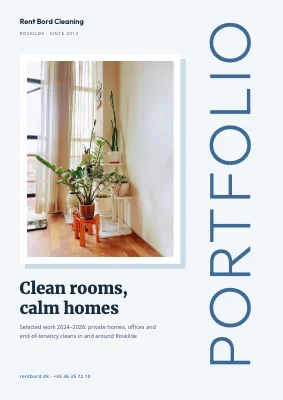 Portfolio — cleaning company