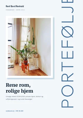 Portefølje — rengjøringsfirma