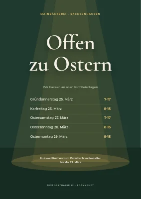 Öffnungszeiten an Ostern im Rampenlicht — Bäckerei auf Refshaleøen