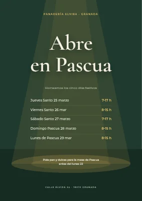 Horario de Pascua bajo los focos — panadería en Refshaleøen