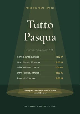 Orari di Pasqua sotto i riflettori — panificio a Refshaleøen