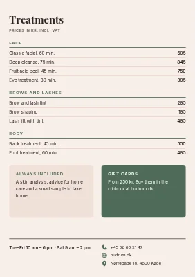 Page 2 of Skin-care clinic offer in Køge