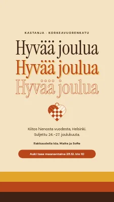 Kaupan joulutervehdys — Hyvää joulua