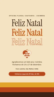 Mensagem de Natal da loja — Feliz Natal