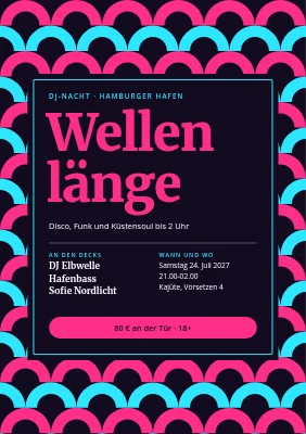 DJ-Nacht — Neonwellen am Hafen
