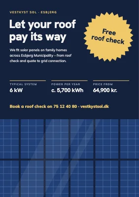 Rooftop solar — free roof check