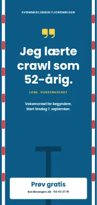 Svømmeklub med voksencrawl i Holbæk