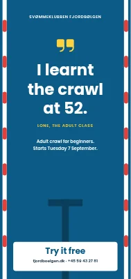 Page 1 de Swimming club with adult crawl in Holbæk