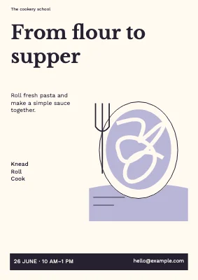From flour to supper