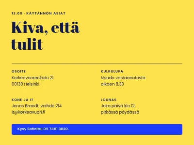 Sivu 6 – Perehdytys — tervetuloa uusille työntekijöille
