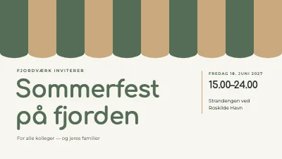 Side 1 af Sommerfest — program til personalet
